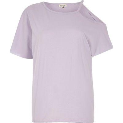 River Island Womens One Shoulder T-shirt