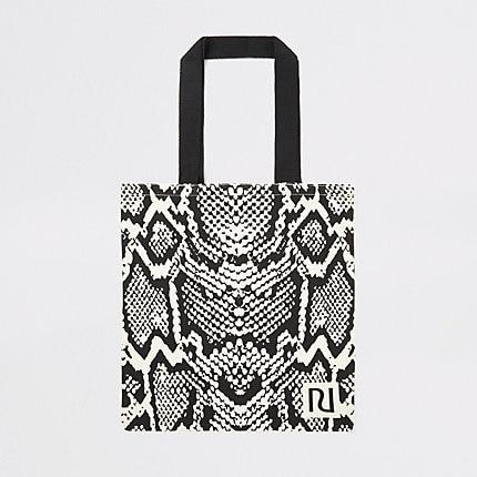 River Island Womens Animal Print Ri Bag For Life