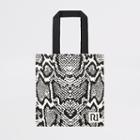River Island Womens Animal Print Ri Bag For Life