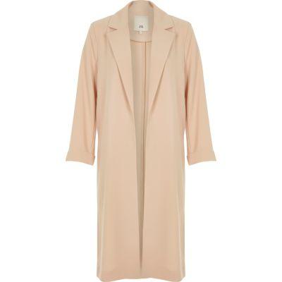 River Island Womens Metal Ring Trim Duster Coat