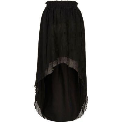 River Island Womens Pleated High-low Maxi Skirt