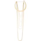 River Island Womens Gold Tone Torque Chain Back Detail Necklace