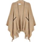 River Island Womens Fine Knitted Cape