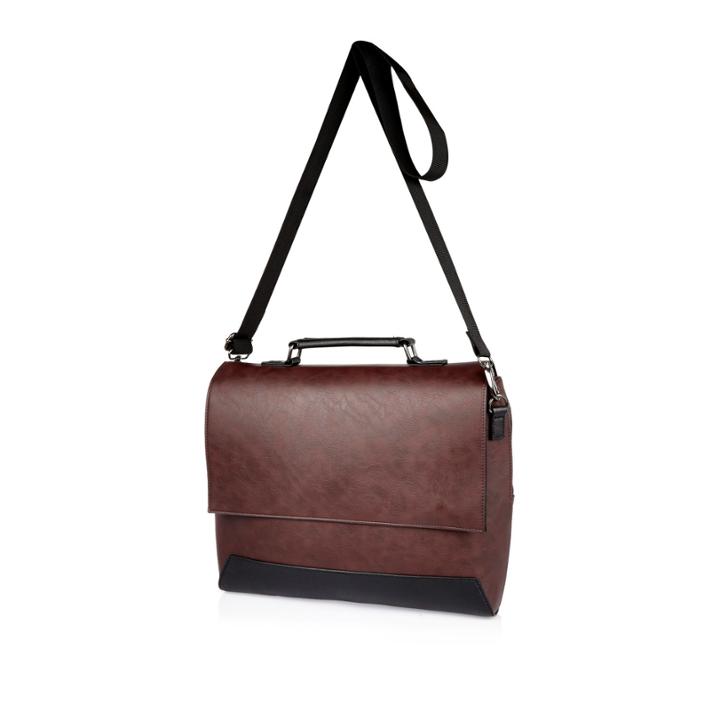 River Island Mensdark Flapover Bag