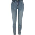 River Island Womens Alannah Embroidered Relaxed Skinny Jeans