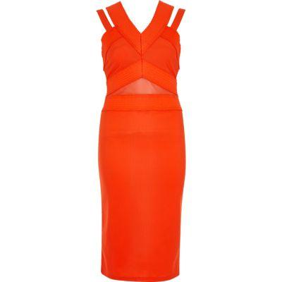 River Island Womens Bandage Strappy Midi Dress
