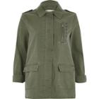 River Island Womens Patch Back Army Jacket