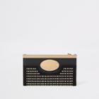 River Island Womens Studded Mini Fold Out Purse