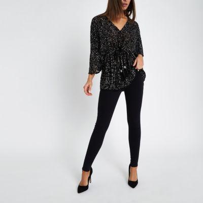 River Island Womens Sequin Kimono