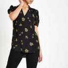 River Island Womens Floral V Neck Shell Top