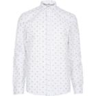 River Island Menswhite Paisley Print Long Sleeve Shirt