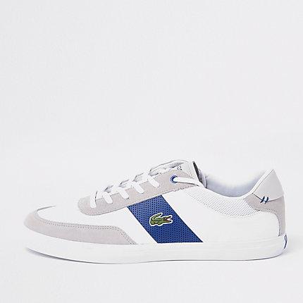 River Island Mens Lacoste Court Lace-up Trainers