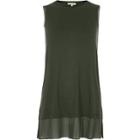 River Island Womens Mesh Layer Hem Tank Top