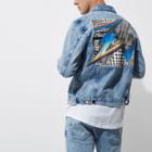River Island Mens Felipe Pantone Stone Wash Denim Jacket