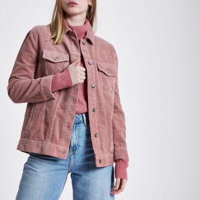 River Island Womens Cord Trucker Jacket