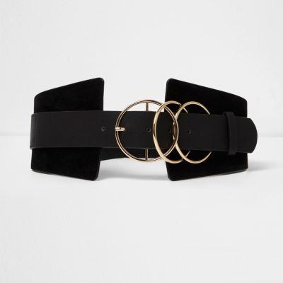 River Island Womens Triple Ring Wide Waist Belt