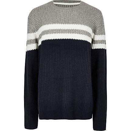 River Island Mens Big And Tall Only And Sons Stripe Jumper