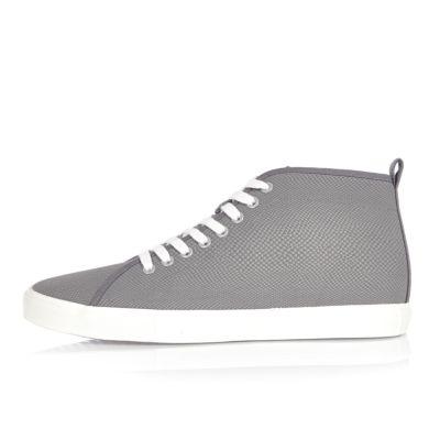 River Island Mens Demi Lace-up Hi Tops