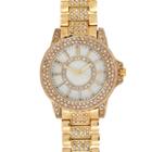 River Island Womens Gold Tone Embellished Statement Watch