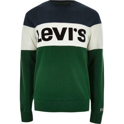 Mens Levi's Colour Block Jumper