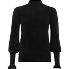 River Island Womens Puff Sleeve High Neck Sweater
