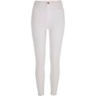 River Island Womens White Harper Super Skinny Jeans