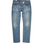 Mens Levi's 501 Ripped Skinny Jeans