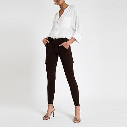 River Island Womens Amelie Utility Skinny Jeans