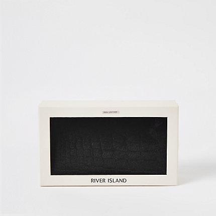 River Island Womens Gift Boxed Croc Leather Purse