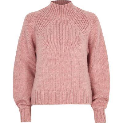 River Island Womens High Neck Chunky Knit Sweater