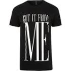 River Island Mens 'got It From My Me' Twinning T-shirt