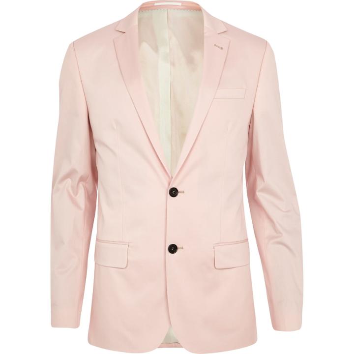 River Island Menspale Slim Suit Jacket