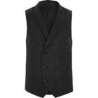 River Island Mens Heritage Check Suit Waistcoat