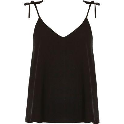 River Island Womens Petite Shoulder Tie Cami Top