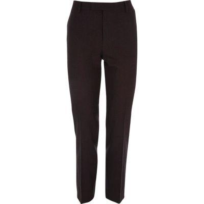 River Island Mens Skinny Fit Suit Trousers