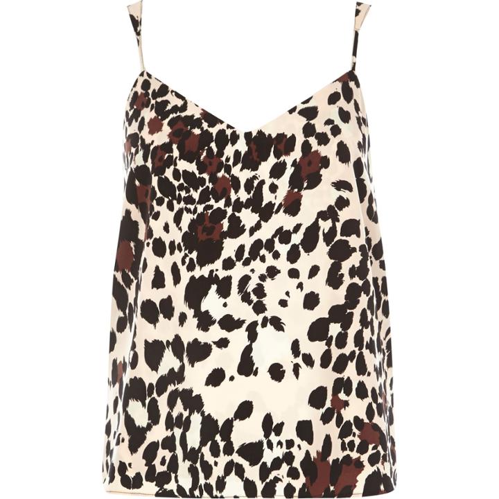 River Island Womens Animal Print V-neck Cami