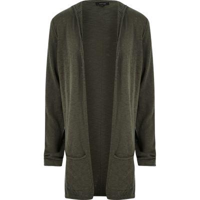 River Island Mens Lightweight Hooded Cardigan