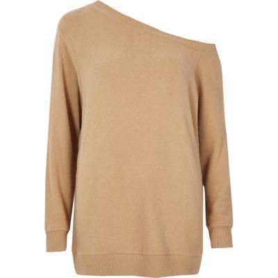 River Island Womens Off Shoulder Jumper