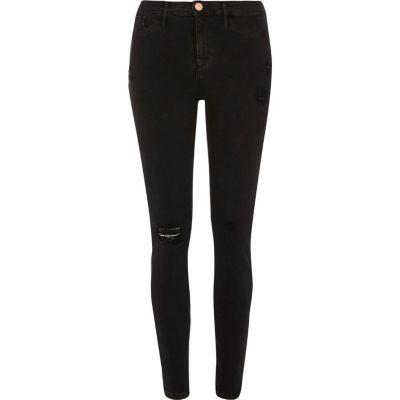 River Island Womens Distressed Skinny Fit Molly Jeggings