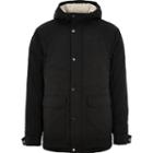 River Island Mens Big And Tall Hooded Borg Lined Coat