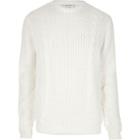 River Island Mens Cable Knit Sweater