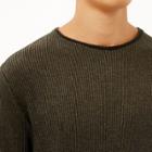 River Island Mens Lightweight Plaited Sweater