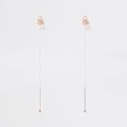 River Island Womens Rose Gold Tone Stud Drop Earrings