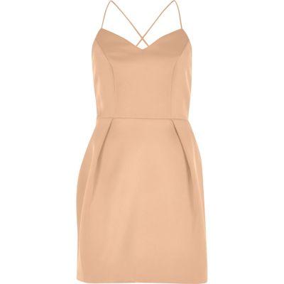 River Island Womens Blush Cami Strap Mini Dress