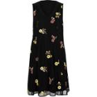 River Island Womens Floral Embroidered Swing Dress