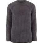 River Island Mens Basket Stitch Long Sleeve Sweater