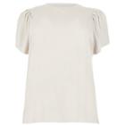 River Island Womens Plus Puff Satin Sleeve T-shirt