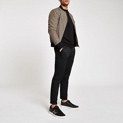 River Island Mens Ri Monogram Bomber Jacket