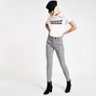 River Island Womens White 'trouvaille' Flock T-shirt