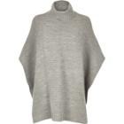 River Island Womens Ribbed Knitted Poncho